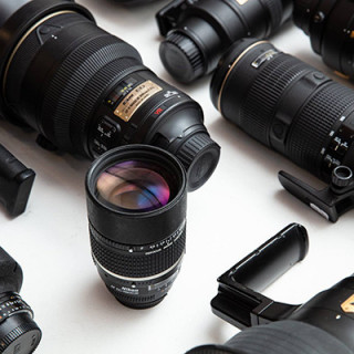 Secondhand professional camera lenses and gear