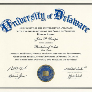 Lost my education documents ( University of Delaware )